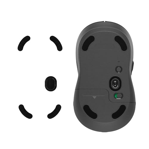 kwmobile Mouse Feet Sticker kompatibel mit Logitech M650 Wireless Ersatz Glider - Mausfüße passgenau - Maus Glides in Schwarz Bild 7