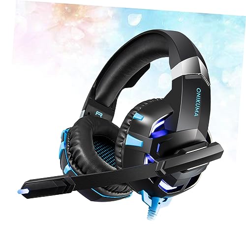 SUNCN Gaming-Kopfhörer mit Kabel, Größe M, Blau Bild 6