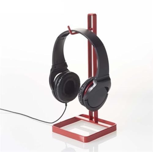 Headset Ständer Kopfhörer Halter Kopfhörerständer Headset-Halter, Kopfhörer-Ständer, Metall-Gaming-Headset-Halter, Tisch-Display Headset Halterung(Rood) Bild 3