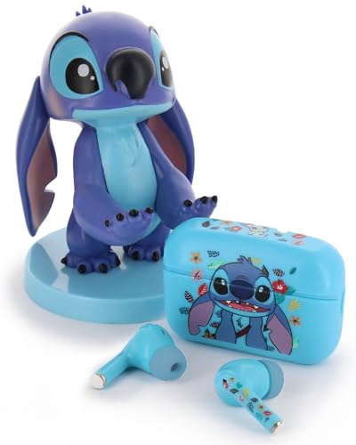Buds Pro Stitch Kabellose Bluetooth Ohrhörer und Handyhalterung - In Ear Kopfhörer mit Mikrofon, über 28 Stunden Wiedergabezeit, Aktive Geräuschunterdrückung, IPX4-Zertifizierung, kabellosem Ladecase Bild 1