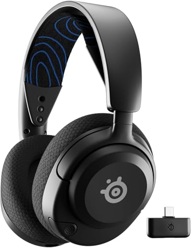 SteelSeries Arctis Nova 5P Wireless PS5 Gaming Headset + KontrolFreek FPS Freek Galaxy Black für Playstation 4 (PS4) und Playstation 5 (PS5) Bild 2