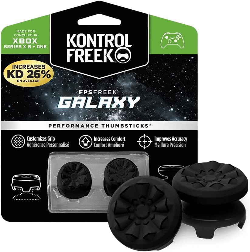 SteelSeries Arctis Nova 5X Wireless Xbox Gaming Headset - Weiß + KontrolFreek FPS Freek Galaxy Black für Xbox One und Xbox Series X Controller Bild 5