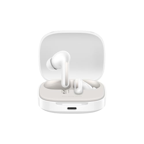 XIAOMI Redmi Buds 6 – Kabellose Bluetooth-In-Ear-Kopfhörer, Dual-Treiber, immersiver Sound, 49 dB aktive Geräuschunterdrückung, bis zu 10h+42h Akkulaufzeit, IP54, Weiß Bild 7