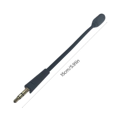 Abnehmbares 3,5-mm-Gaming-Headset-Mikrofon mit Schaumstoff-Mikrofon mit Geräuschunterdrückung für BarracudaX-Kopfhörer Bild 3