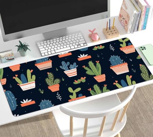 Mauspad Gaming Groß 1200x600x4mm Pots XXL Mousepad Groß Wassxerdicht Tischunterlage Speed Gaming Maus Tastatur Matte PC Laptop rutschfeste Gummibasis Mouse Mat für Office Home Gamer J-832 Bild 2