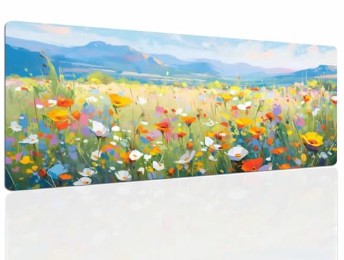Mauspad Painting Gaming Mousepad XXL Mauspad Gaming 1400x800, Mousepads Wasserdicht Mauspads Anti-Rutsch, Schreibtischunterlage Mousepad Groß Mouse Maus Pad Mat, Gaming Desk Pad, Büro Deskmat 863 Bild 1