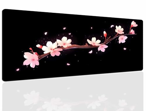 Mauspad Blütenblatt Gaming Mousepad XXL Mauspad Gaming 1400x800, Mousepads Wasserdicht Mauspads Anti-Rutsch, Schreibtischunterlage Mousepad Groß Mouse Maus Pad Mat, Gaming Desk Pad, Büro Deskmat 893 Bild 1