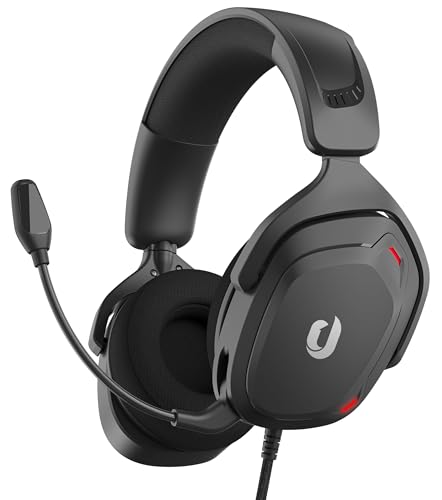 JIMYIU Gaming Headset für PS5 PS4 PC, Kabelgebundenes 3.5mm Gaming Headset Noise Cancelling mit Mikrofon für Xbox One, Xbox Series X|S Schwarz (Verkabelte Version) Bild 1