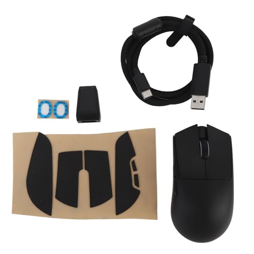 Kabellose Gaming-Maus, Programmierbare Gaming-Maus, 3 Modi, Verbindungs-Gaming-Maus, Bis zu 30.000 DPI, 3395 Optischer Sensor für Laptop-PC (Black) Bild 4