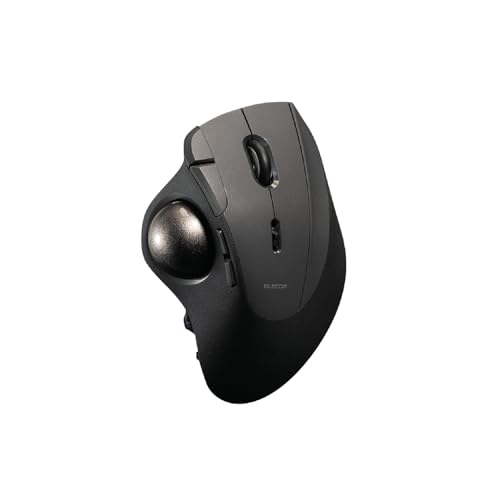 ELECOM IST PRO Trackball-Maus, 6-Geräteverbindung, 3-Wege-Konnektivität, Bluetooth 5.3, kabellos, 2,4 GHz, kabelgebunden, 12.000 DPI-Sensor, 36 mm ergonomisch, 10 benutzerdefinierte Tasten, leises Bild 1