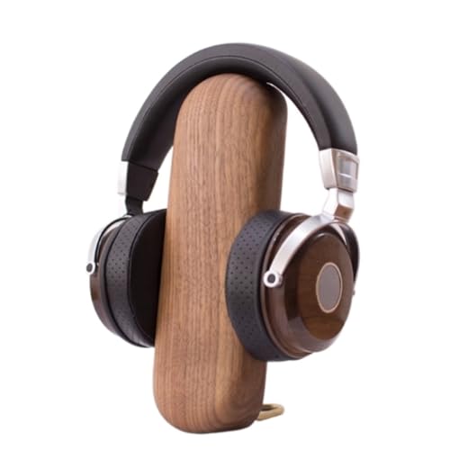 Headset Ständer Kopfhörer Halter Kopfhörerständer Holz-Headset-Halter Für Die Meisten Kopfhörergrößen, Rack-Aufhänger, PC-Gaming-Headset-Ständer Headset Halterung(B) Bild 1