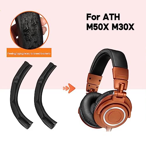 Elastisches Kopfbandkissen für ATH-M50X M30X-M40X M20X-SX1 Gaming-Headset, ersetzt abgenutzte Kopfbandabdeckungen, Zubehör Bild 3