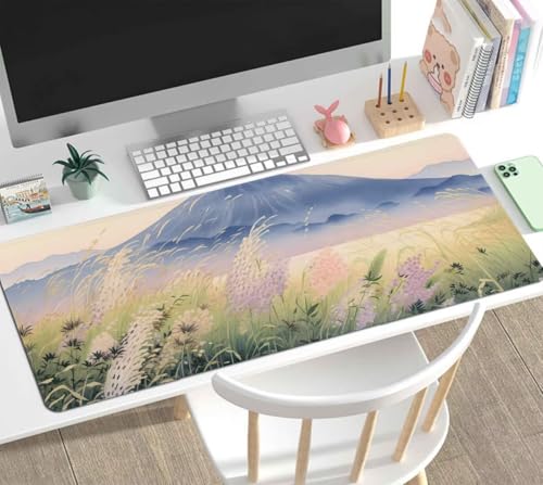 Mauspad Gaming Groß 1200x600x4mm Scenery XXL Mousepad Groß Wassxerdicht Tischunterlage Speed Gaming Maus Tastatur Matte PC Laptop rutschfeste Gummibasis Mouse Mat für Office Home Gamer J-922 Bild 2
