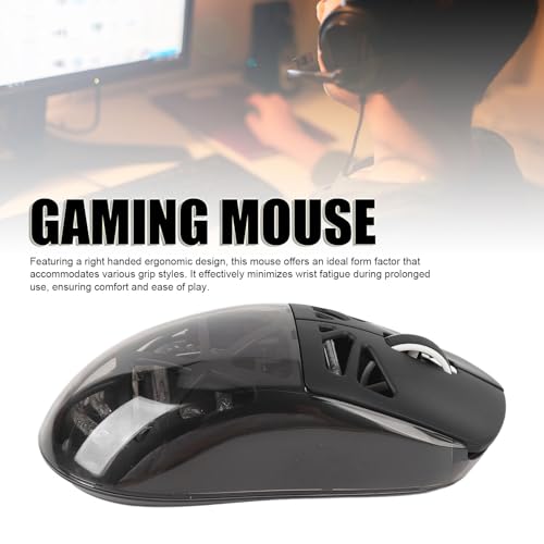 Kabellose Gaming-Maus, RGB 3 Modi, Leicht, 2,4 GHz, Bluetooth 5.2 und Kabelgebundener Modus, 360 Stunden laufzeit, 3600 DPI, Typ C Wiederaufladbar, Computermaus für Android, Bild 2