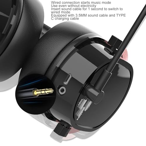 Kabelloses BT-Gaming-Headset, Premium-Soundeinheiten, Flexible Anschlussmöglichkeiten für PC One, BT-Gaming-Headset, Kabelloses Gaming-Headset, Kabelloses Gaming-Headset Bild 5