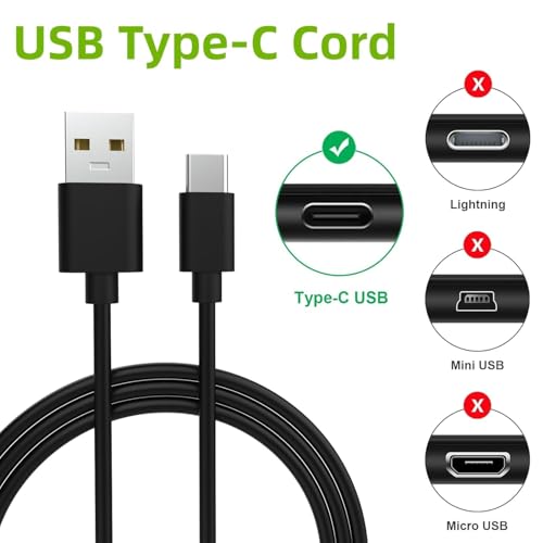Toxaoii Arctis Nova Pro USB Typ C Ladekabel, kompatibel mit SteelSeries Arctis Nova Pro, Nova 3, Arctis Nova 4, Nova 7 Gaming-Headsets (150cm) Bild 2