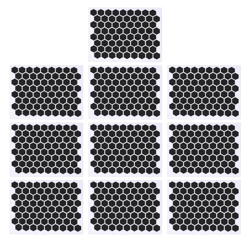 Asixxsix Telefon-Griffband, 10 Pcs Acryl Maus Grip Tape Sechseck Form Telefon Grip Aufkleber schweißabsorbierend Anti-Rutsch-Controller Gr ip Ta pe für Tele fon Maus Laptop Tablet Gaming Case Bild 6