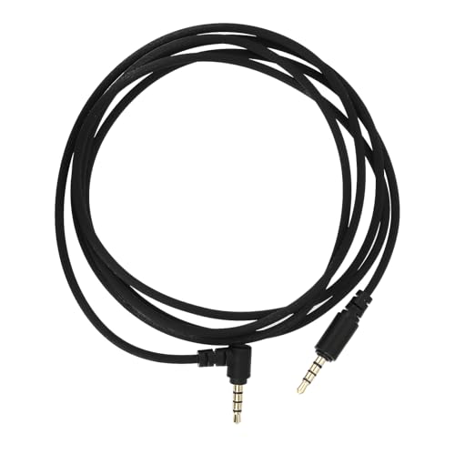 Create idea 1PC 3,5mm Abgewinkelter Stecker auf 3,5mm Gerader Stecker Audiokabel Kompatibel mit Razer BlackShark V2 Pro Kompatibel mit Razer Nari Ultimated 7.1 Surround Sound Gaming-Headset Bild 1