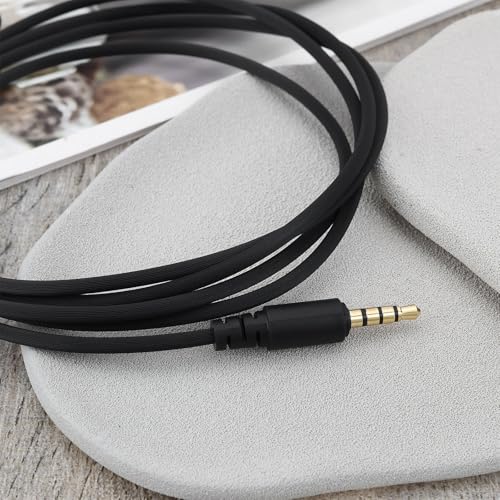 Create idea 1PC 3,5mm Abgewinkelter Stecker auf 3,5mm Gerader Stecker Audiokabel Kompatibel mit Razer BlackShark V2 Pro Kompatibel mit Razer Nari Ultimated 7.1 Surround Sound Gaming-Headset Bild 5