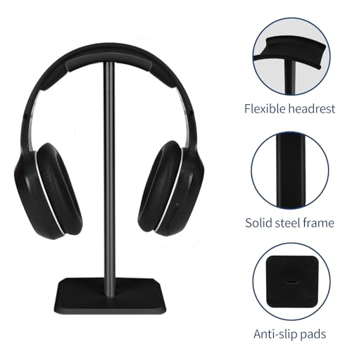 E-Sport-Kopfhörerständer aus Aluminiumlegierung, für Over-Ear-Kopfhörer, cooler Display-Ständer, der unverzichtbare Begleiter für Ihre Kopfhörer Bild 4
