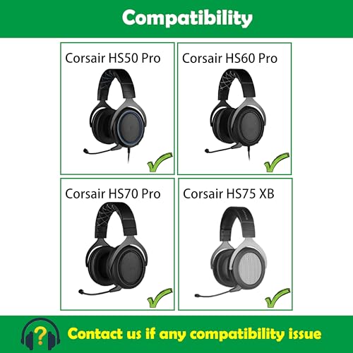 Langlebiges Stoff Kopfband Polster Kopfbandpolster für Corsair HS50 Pro HS60 Pro HS70 Pro HS75 XB Gaming Headset Ersatz Kopfband Bild 2