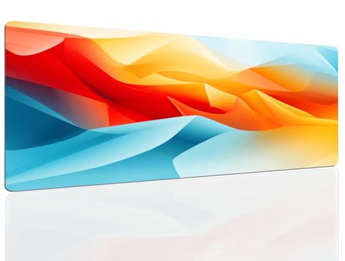 Mauspad Shape Gaming Mousepad XXL Mauspad Gaming 1400x800, Mousepads Wasserdicht Mauspads Anti-Rutsch, Schreibtischunterlage Mousepad Groß Mouse Maus Pad Mat, Gaming Desk Pad, Büro Deskmat 1088 Bild 1