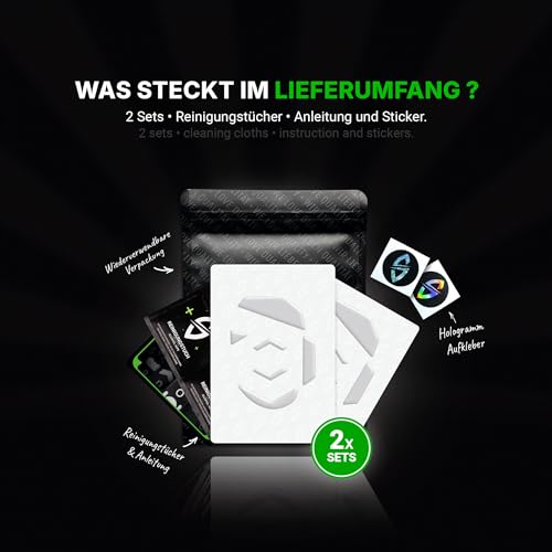 SensoryBoost HPS Glides (2er Set) kompatibel mit Logitech G502 (Kabel Version) - Balance aus Speed & Kontrolle – Abgerundet & Langlebig - PTFE - Ersatz-Mausfüße, Skates – Gaming Maus Upgrade Zubehör Bild 6