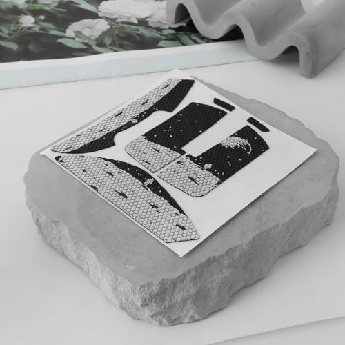 EMSea Rutschfeste Maus-Griptape-Aufkleber, kompatibel mit Razer, kompatibel mit Viper V3 Pro, für verbesserte Gaming-Präzision, vorgeschnittene und schweißbeständige Haut, Erdmuster, 2 Stück Bild 6