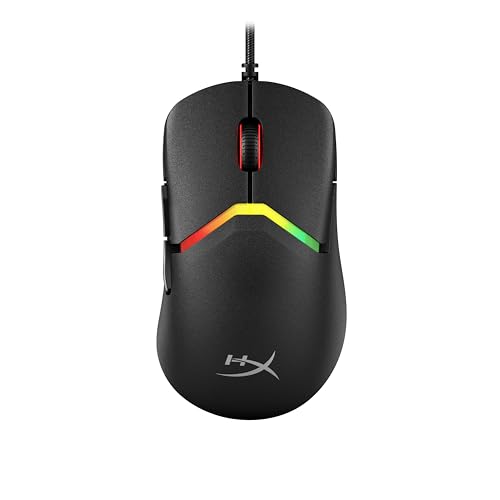 HyperX Pulsefire Saga Gaming Maus – Modulare Gaming-Maus, bis zu 26.000 DPI, 8K Polling Rate, HyperX Optical Switches, RGB-Beleuchtung, Leichtgewicht 69g, kompatibel mit PC, PS5 & Xbox, Schwarz Bild 1