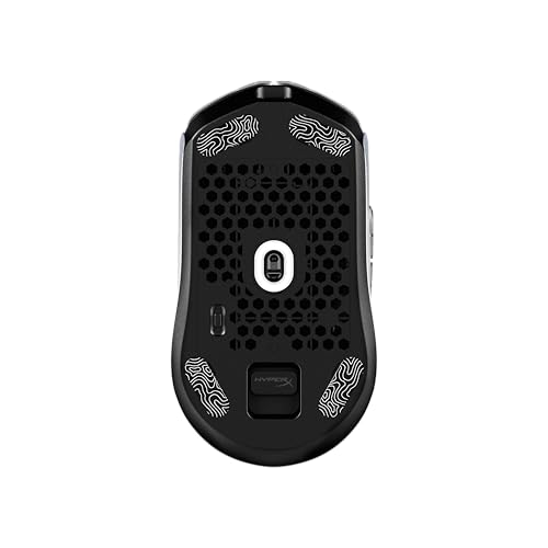 HyperX Pulsefire Haste 2 S Kabellose Gaming-Maus, Magnesiumgehäuse, Ultra-leicht, 64 g, Akku 120 h, Glass Skates, 26 K Sensor, Silber Bild 4