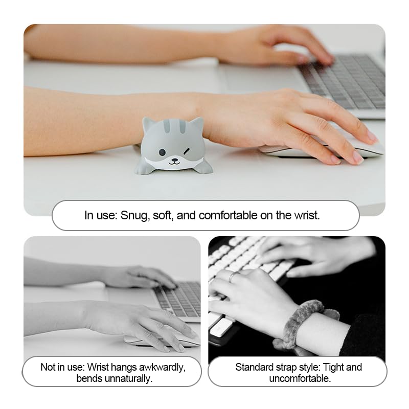 Schöne Handgelenkauflage für Maustastatur, Computerpad für Maustastatur, Ellenbogenpad für Laptop, Bürobedarf Bild 4