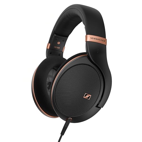 Sennheiser HD 505 Over-Ear Kopfhörer mit Kabel, Headphones mit transparentem Klang & präzisem Bass, mehr Komfort, Studio-Kopfhörer für Musik, Gaming, Audiophile, Studenten, Reisen, Copper-Edition Bild 1