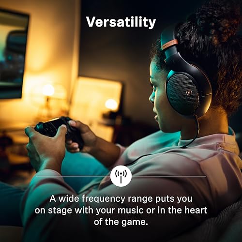 Sennheiser HD 505 Over-Ear Kopfhörer mit Kabel, Headphones mit transparentem Klang & präzisem Bass, mehr Komfort, Studio-Kopfhörer für Musik, Gaming, Audiophile, Studenten, Reisen, Copper-Edition Bild 6
