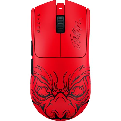 Razer Viper V3 Pro Faker Edition - Ultraleichte kabellose Esports Gaming-Maus - 8K Hz HyperPolling (54g leichtes Design, Focus Pro Sensor 35K DPI, HyperSpeed Wireless, 95 Stunden Akkulaufzeit) Faker Bild 1