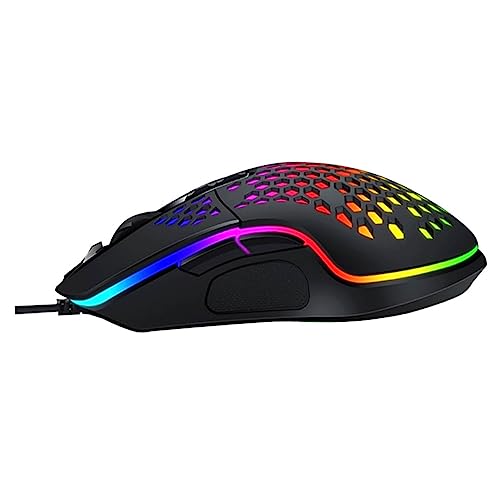 Uonlytech Gaming-Maus Für Pc Mit Hochgeschwindigkeitspositionierung Ergonomischem Design Kabelgebunden rutschfest Und Verschleißfest Für Präzise Spielpositionierung Bild 1