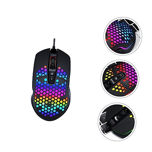 Uonlytech Gaming-Maus Für Pc Mit Hochgeschwindigkeitspositionierung Ergonomischem Design Kabelgebunden rutschfest Und Verschleißfest Für Präzise Spielpositionierung Bild 5
