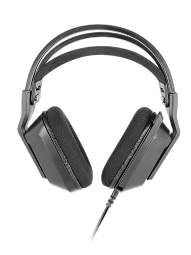 Mars Gaming MH-Strike, Gaming-Headset FRGB Rainbow, Ergonomie Design, 50mm Neodym-Treiber, Klappbares Mikrofon, Integrierte Steuerung, Air-Ohrpolster, Verstellbarer Kopfbügel, Multiplattform, Schwarz Bild 6