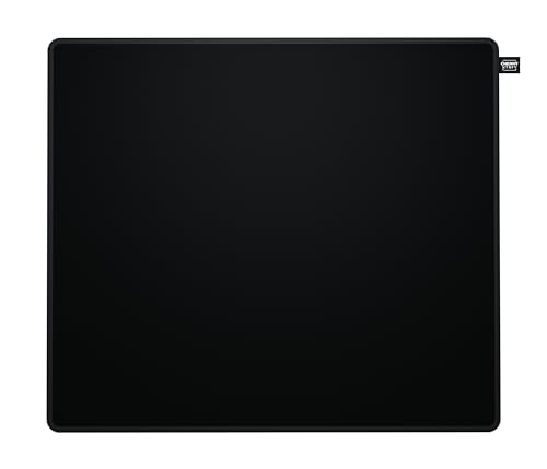CHERRY XTRFY GP6, Gaming-Mauspad aus Stoff (460 x 400 x 4 mm), Für mehr Präzision, Ultra-Glatte Oberfläche, Extra-Weiche Gummiunterseite, rutschfest, Schwarz Bild 1