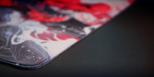CHERRY XTRFY GP6, Gaming-Mauspad aus Stoff (460 x 400 x 4 mm), Für mehr Präzision, Ultra-Glatte Oberfläche, Extra-Weiche Gummiunterseite, rutschfest, Hydrus Red Bild 5
