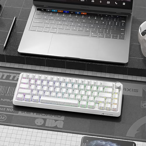 ATTACK SHARK X65PRO HE Rapid Trigger Keyboard, Magnetic Gaming Keyboard, Magnetic Switch, Tri-Mode, 0.01mm RT Accuracy, 0.125ms Latency, 8K Polling Rate, 128K Scan Rate, Dye-sub PBT Keycap Bild 4