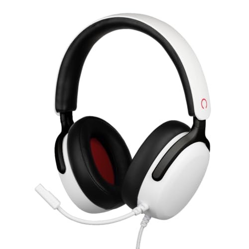 Konix Kabelgebundener ohrumschließendes Gaming-Headset für Nintendo Switch 2 - Mikrofon - 40 mm-Lautsprecher - 3,5 mm Klinke - 1,5 m Kabel - Weiß Bild 1