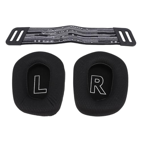 Headset-Ohrpolster für G733, Kopfhörer-Ersatzkopfbügel für G335, Kopfband-Kopfpolster-Reparaturset für G733 Wireless G335 Wired Gaming Headset (Black) Bild 1