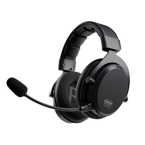 Cherry XTRFY H3 Wireless, Kabelloses Gaming-Headset, Esports-Optimierter Sound, Zum Spielen, Streamen & Musikhören, Abnehmbares Mikro, Bequeme Passform, Schwarz Bild 1