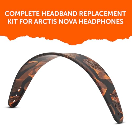WC-StirnbandZ Arctis Nova – verbessertes Silikon-Kopfband für Arctis Nova-Headsets von Wicked Cushions – verbesserte Flexibilität, Komfort und Stil mit passenden Ohrpolster-Designs | Kinetic Wave Bild 5