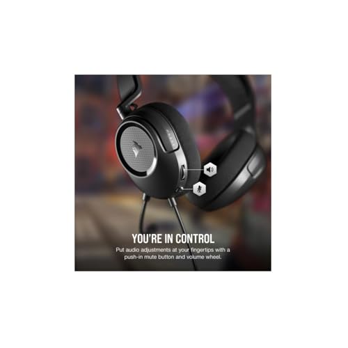 Corsair Hs35 Surround V2 Headset Wired Head-Band Gaming Black, CA-9011386-EU Bild 5