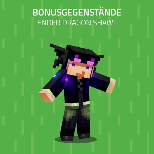 Razer Kraken V4 X Minecraft Edition - Kabelgebundenes USB-PC-Gaming-Headset (Triforce 40mm-Treiber, ausziehbares Nierenmikrofon, Surround Sound, Chroma RGB, für PC & Konsole über USB-C) Minecraft Bild 2