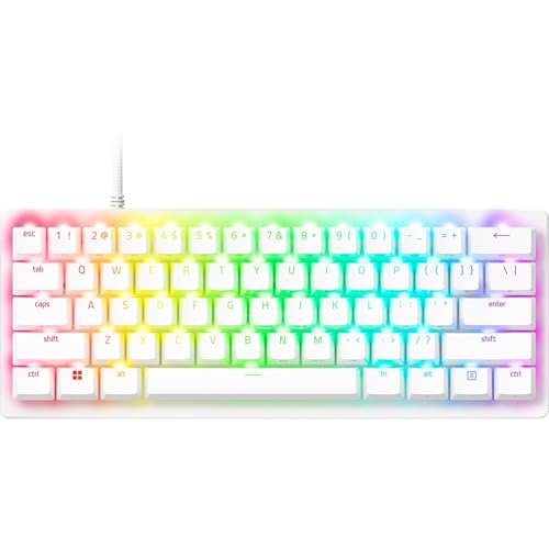 Razer Huntsman V3 Pro Mini - 60% analoge optische Tastatur - Weiß Bild 1