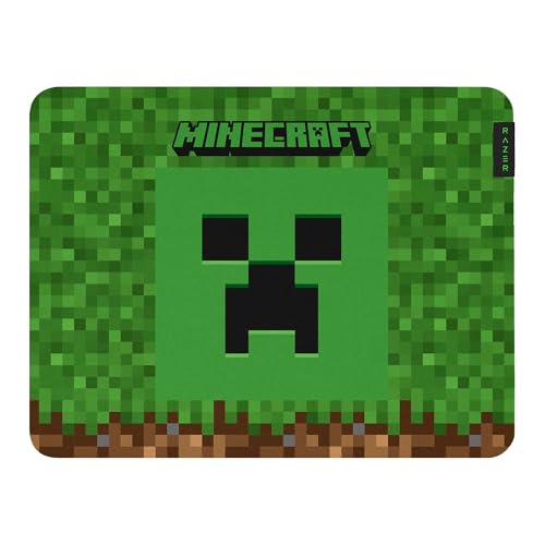 Razer Gigantus V2 Minecraft Edition - Weiche Gaming-Mausmatte für Geschwindigkeit und Kontrolle (Mikrogewebe-Oberfläche, Dicker Gummischaum, rutschfeste Unterlage, 360 x 275 x 3mm) Minecraft Bild 1