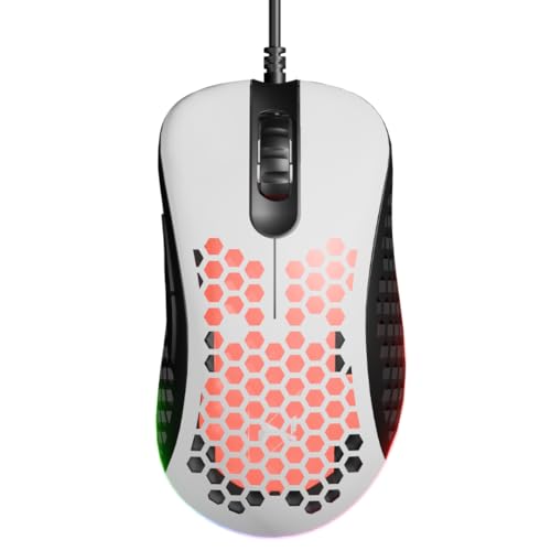 Nyfter - Nyf C24 Wired Gaming Mouse PC Maus mit Kabel RGB Ultra-Lightweight 63g 16.000 DPI 1.8m Paracord-Kabel für Starke Performance im Gameplay Bild 1