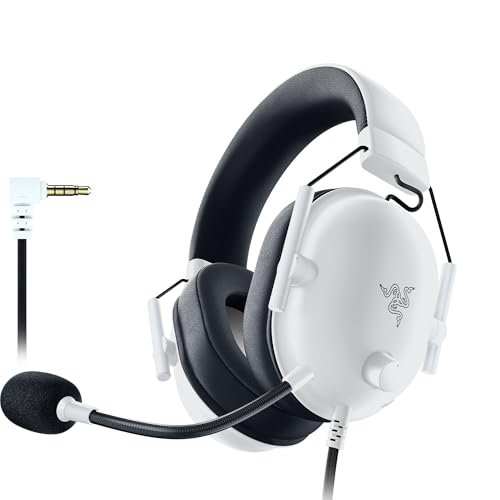 Razer BlackShark V2 X (PlayStation) - Kabelgebundenes E-Sports Headset für PlayStation 5 Konsole (250g, Nierenmikrofon, 50mm Treiber, passive Geräuschunterdrückung, 3,5mm Klinke) Weiß Bild 1
